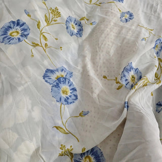 Reformation Floral Off-White Non-Stretch Viscose Georgette DS23618