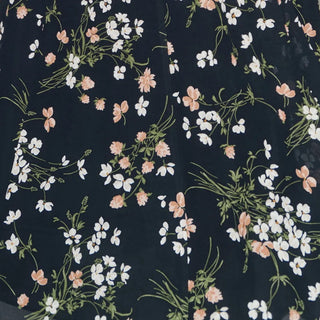 Reformation Floral Black Non-Stretch Viscose Georgette DS23620