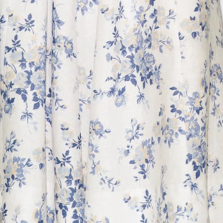 Reformation Floral White Non-Stretch Linen Plain Woven DS23626