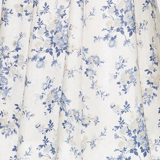 Reformation Floral White Non-Stretch Linen Plain Woven DS23626