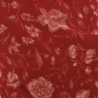 Reformation Floral Red Non-Stretch Viscose Georgette DS23627