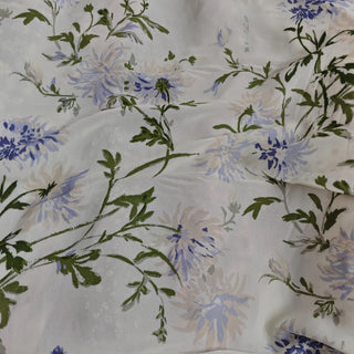 Reformation Floral Off-White Non-Stretch Viscose Georgette DS23630