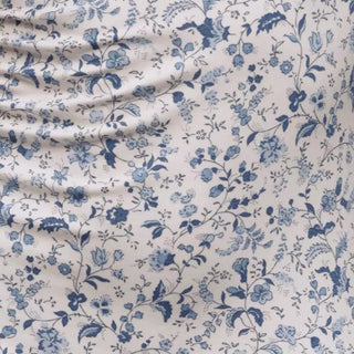 Reformation Floral Blue Non-Stretch Viscose Georgette DS23632