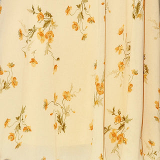 Reformation Floral Yellow Non-Stretch Viscose Georgette DS23642