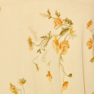 Reformation Floral Yellow Non-Stretch Viscose Georgette DS23642