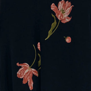 Reformation Floral Blue Non-Stretch Viscose Georgette DS23643