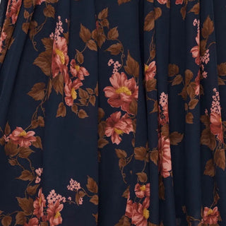 Reformation Floral Blue Non-Stretch Viscose Georgette DS23644