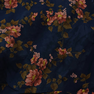 Reformation Floral Blue Non-Stretch Viscose Georgette DS23644