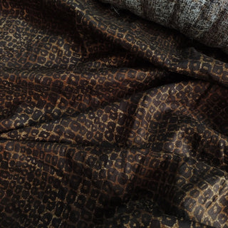 Reformation Geometric Brown Non-Stretch Linen Plain Woven DS23645