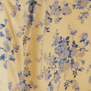 Reformation Floral Yellow Non-Stretch Viscose Georgette DS23648