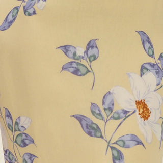 Reformation Floral Yellow Non-Stretch Viscose Georgette DS23649