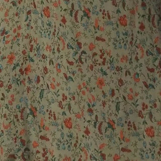 Reformation Floral Green Non-Stretch Viscose Georgette DS23654