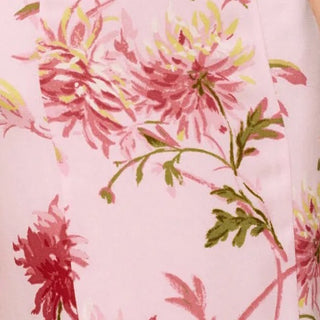 Reformation Floral Pink Non-Stretch Viscose Georgette DS23655