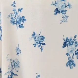 Reformation Floral White Non-Stretch Viscose LENZING™ ECOVERO™ Viscose Blended Crepe DS23659