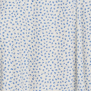 Reformation Floral White Non-Stretch Viscose LENZING™ ECOVERO™ Viscose Blended Crepe DS23660