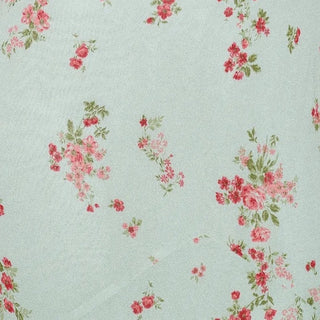 Reformation Floral Green Non-Stretch Viscose Georgette DS23664