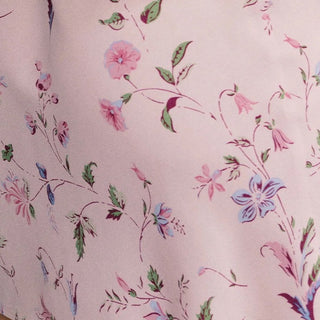 Reformation Floral Pink Non-Stretch Viscose Georgette DS23666