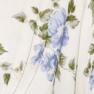 Reformation Floral Off-White Non-Stretch Viscose Georgette DS23682