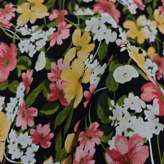 Reformation Floral Multi Color Non-Stretch Viscose Georgette DS23683