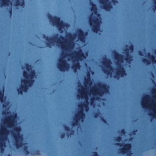 Reformation Floral Blue Non-Stretch Viscose Georgette DS23689