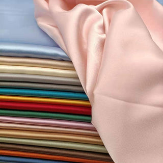 Yardblox Exclusive Luxury Silk Collection Solid Multi Color Non-Stretch 6A Mulberry Silk Charmeuse Satin DS26509 -19 Momme