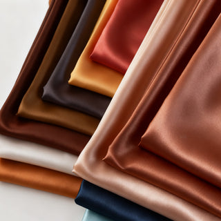 Yardblox Exclusive Luxury Silk Collection Solid Multi Color Non-Stretch 6A Mulberry Silk Charmeuse Satin DS26514 -30 Momme