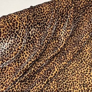 Japanese Luxury Designer Animal Brown Non-Stretch Mulberry Silk Velvet DS28506 -40 Momme