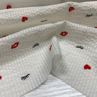 Japanese Fashion Designer Conversational White Non-Stretch Salt Shrinking / Puckered Cotton Seersucker DS28613