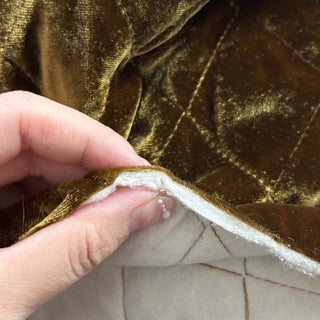 Japanese Luxury Designer Solid Yellow Non-Stretch Mulberry Silk Quilting Fabric DS29505 -60 Momme