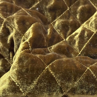 Japanese Luxury Designer Solid Yellow Non-Stretch Mulberry Silk Quilting Fabric DS29505 -60 Momme