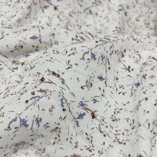 Japanese Fashion Designer Abstract Multi Color Non-Stretch Cotton Double Gauze DS29626