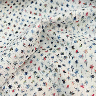 Made in Italy Albini Group Conversational White Non-Stretch Cotton Plain Woven DS29638
