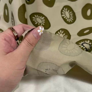 Italian Fashion Designer Fruits and Vegetables Brown Non-Stretch Pima Cotton Plain Woven DS29641