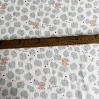 Japanese Designer Conversational Multi Color Non-Stretch Cotton Double Gauze DS34606