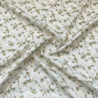 Japanese Designer Floral Multi Color Non-Stretch Cotton Double Gauze DS34616