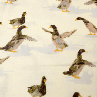 Japanese Designer Animal Off-White Non-Stretch Cotton Double Gauze DS34629