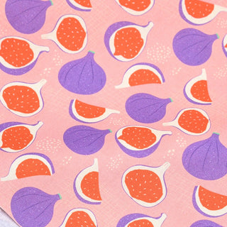 Yardblox Exclusive Japanese Fashion Designer Fruits and Vegetables Pink Non-Stretch Cotton Plain Woven DS37502