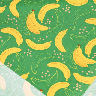 Yardblox Exclusive Japanese Fashion Designer Fruits and Vegetables Green Non-Stretch Cotton Plain Woven DS37506