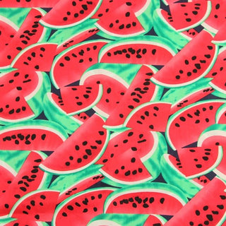 Yardblox Exclusive Japanese Fashion Designer Fruits and Vegetables Red Non-Stretch Cotton Broadcloth Poplin DS37507