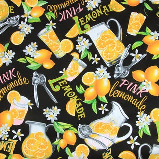 Yardblox Exclusive Korean Fashion Designer Food Yellow Non-Stretch Cotton Plain Woven DS37508