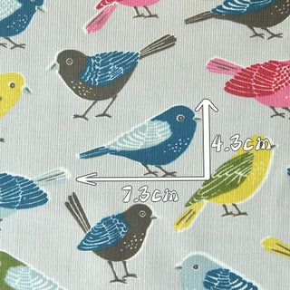 Yardblox Exclusive Japanese Fashion Designer Animal Gray Stretch Cotton Pinwale Corduroy DS39501