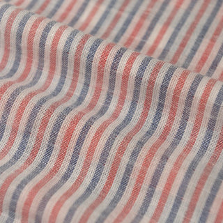 Japanese Fashion Designer Plaid Red Non-Stretch Double Faced Cotton Double Gauze DS39517