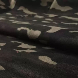 Italian Designer Camouflage Green Stretch Cotton Elastane Blended Corduroy DS41601