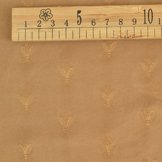 Japanese Fashion Designer Animal Brown Non-Stretch Viscose Jacquard Satin DS42510
