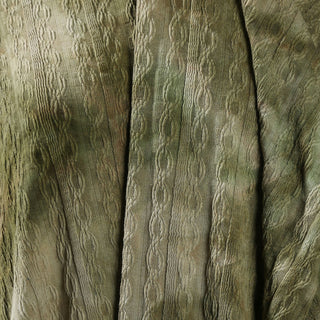 Japanese Luxury Designer Tie Dye Green Stretch Acrylic Elastane Blended Sweater Knit DS43530