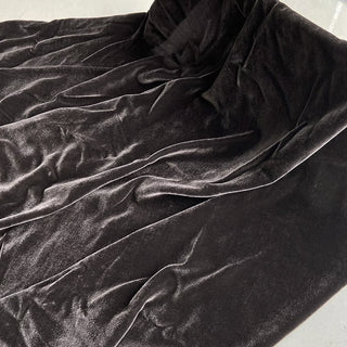 Yardblox Exclusive Luxury Silk Collection Solid Multi Color Non-Stretch Mulberry Silk Velvet DS26516 -40 Momme