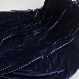 Yardblox Exclusive Luxury Silk Collection Solid Multi Color Non-Stretch Mulberry Silk Velvet DS26516 -40 Momme