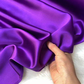 Yardblox Exclusive Luxury Silk Collection Solid Multi Color Non-Stretch 6A Mulberry Silk Charmeuse Satin DS26514 -30 Momme