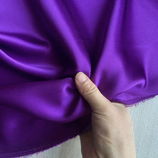 Yardblox Exclusive Luxury Silk Collection Solid Multi Color Non-Stretch 6A Mulberry Silk Charmeuse Satin DS26509 -19 Momme