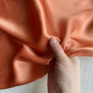 Yardblox Exclusive Luxury Silk Collection Solid Multi Color Non-Stretch 6A Mulberry Silk Charmeuse Satin DS26509 -19 Momme